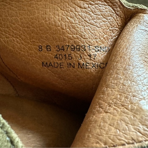 Frye ankle Tan Suede Studded Nora Side Zip women’s Booties - Picture 12 of 15